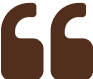 Brown quotation marks on black background.