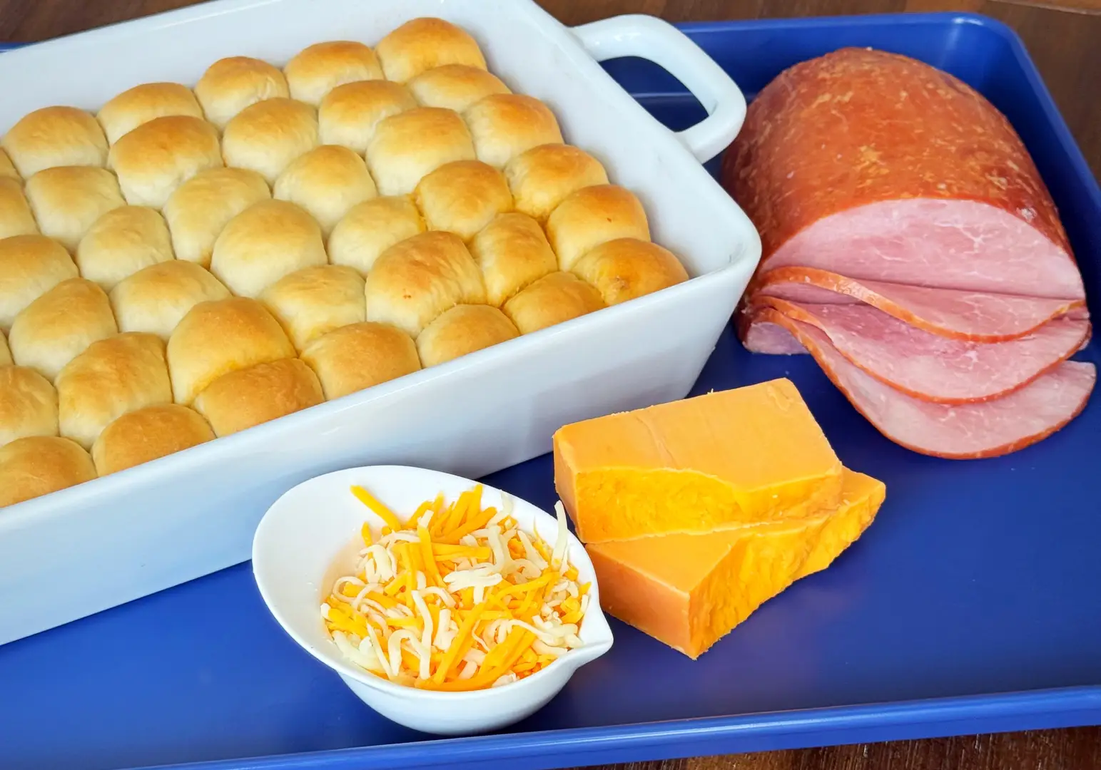 Ham & Cheese Bubble Bread